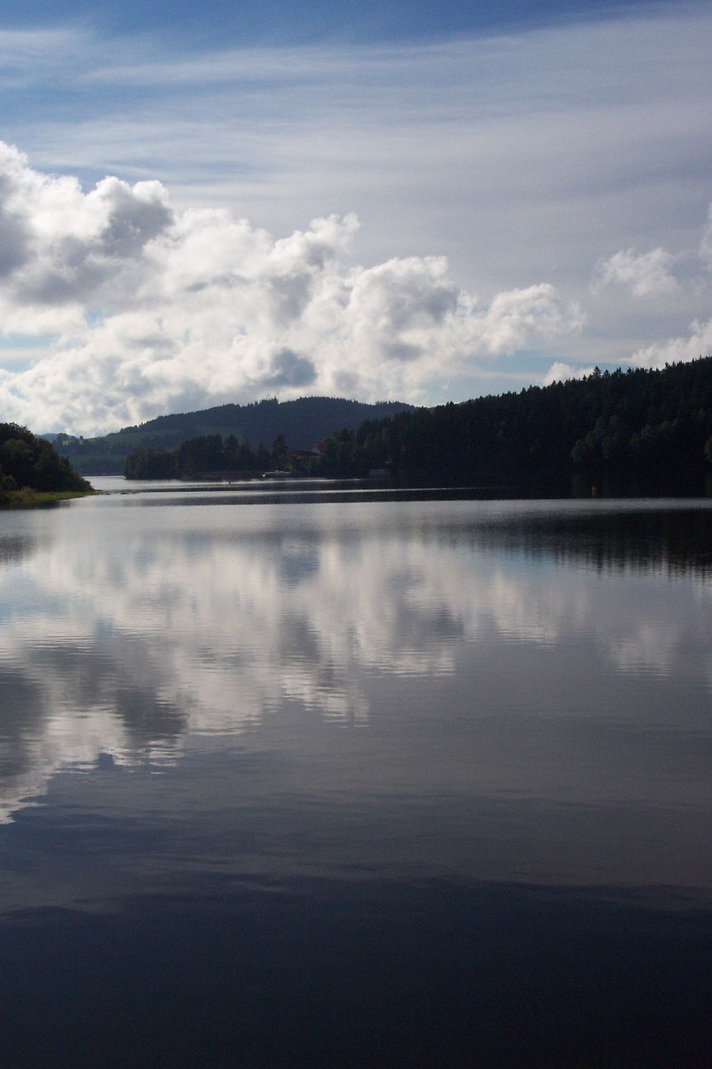 Lipenská přehrada.